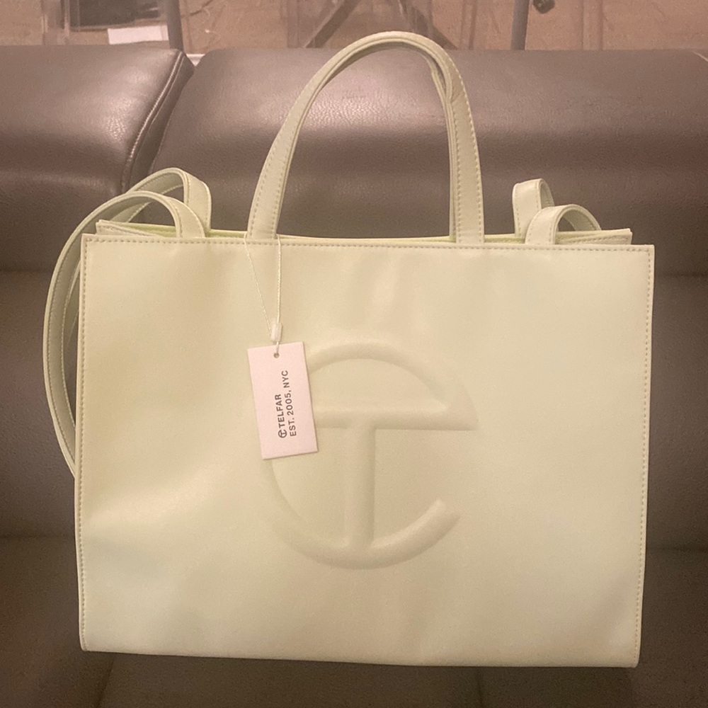 TELFAR MEDIUM SHOPPING BAG- GLUE